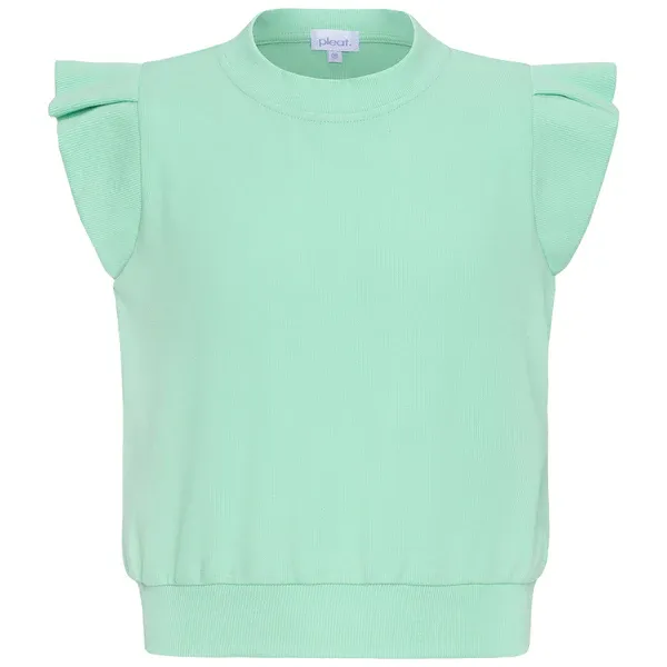 Olivia Top in Aqua