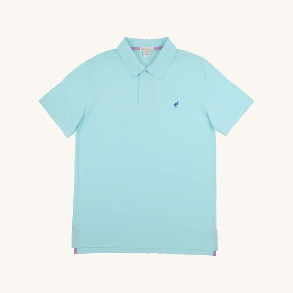 Prim and Proper Beach Polo in Edisto Egg Blue