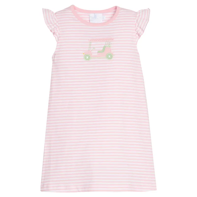 Golf Cart Applique Tilly Dress