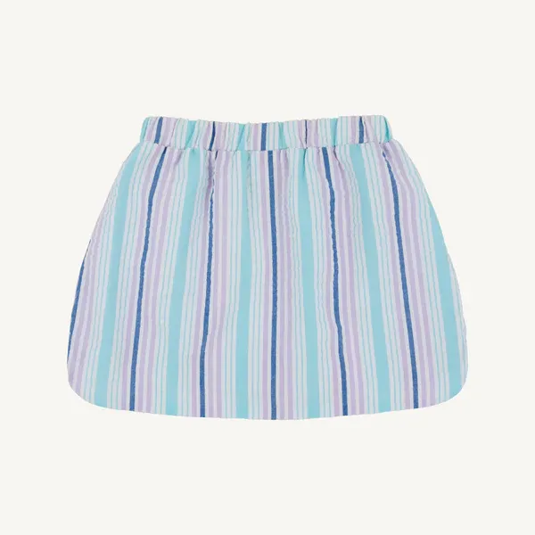 Susanne Skirt in Sycamore Seersucker Stripe