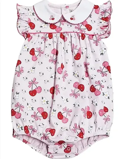 Cherries Baby Girl Bubble