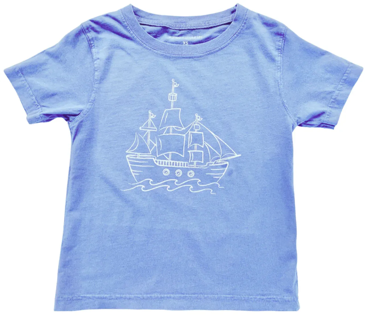 Denim Pirate Ship T-Shirt
