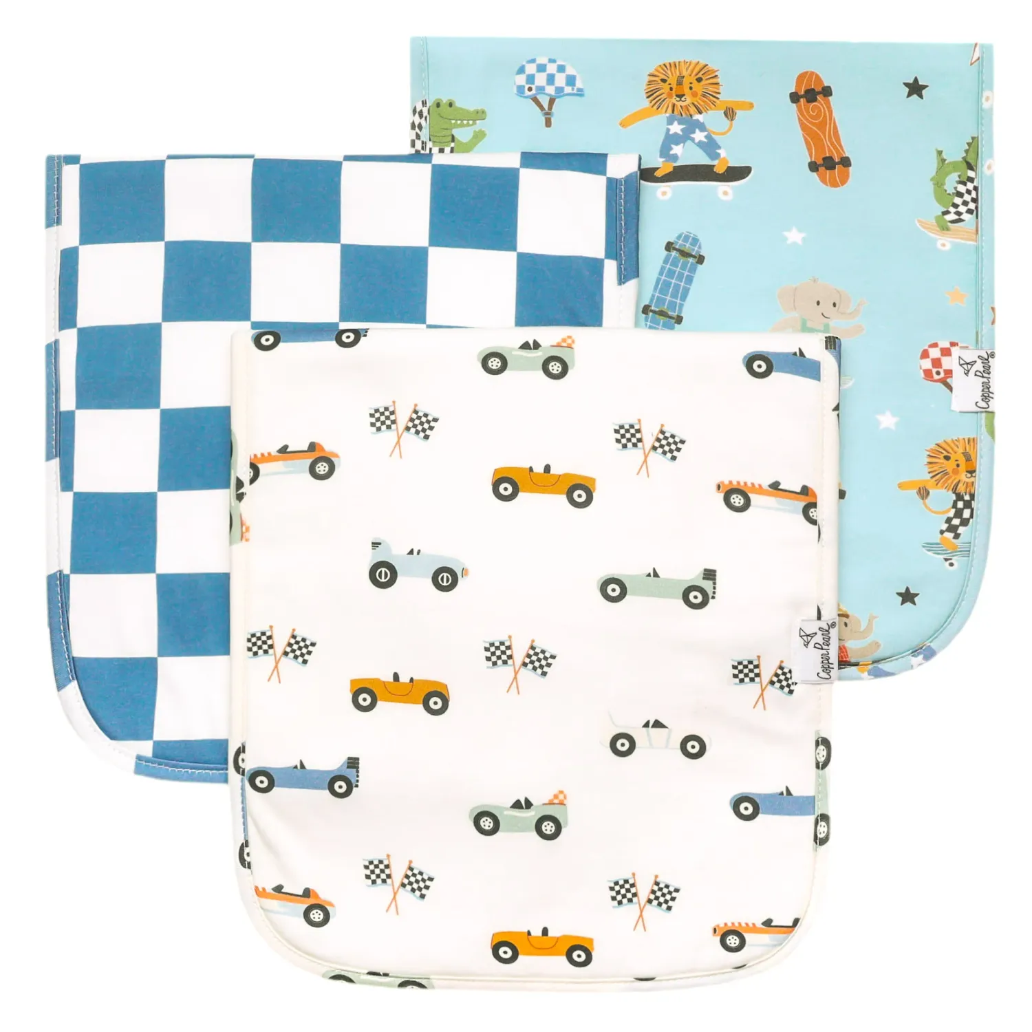 Speedster Burp Cloths