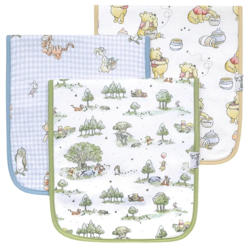 Hundred Acre Wood Burp Cloths