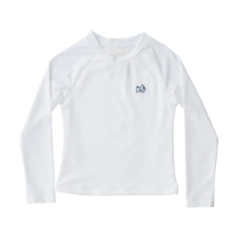 Boys Reef Rashguard Shirt in White