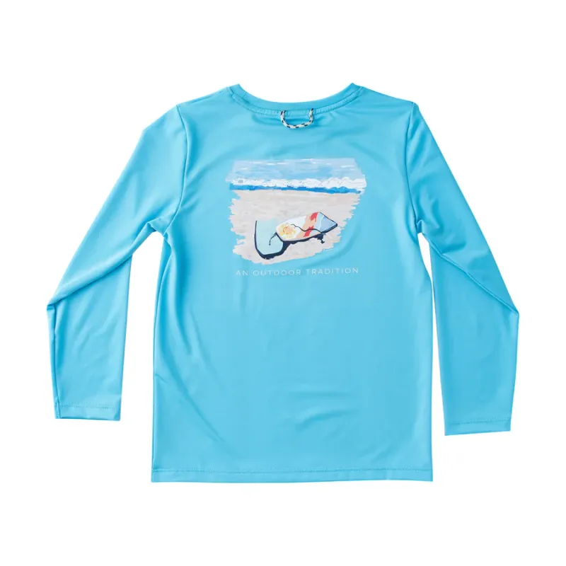 Kids Pro Performance Long Sleeve T-Shirt in Boogie Board
