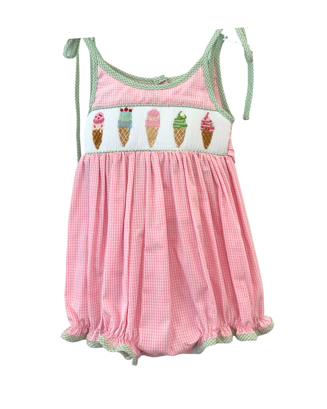 Ice Cream Smocked Waist Bubble
