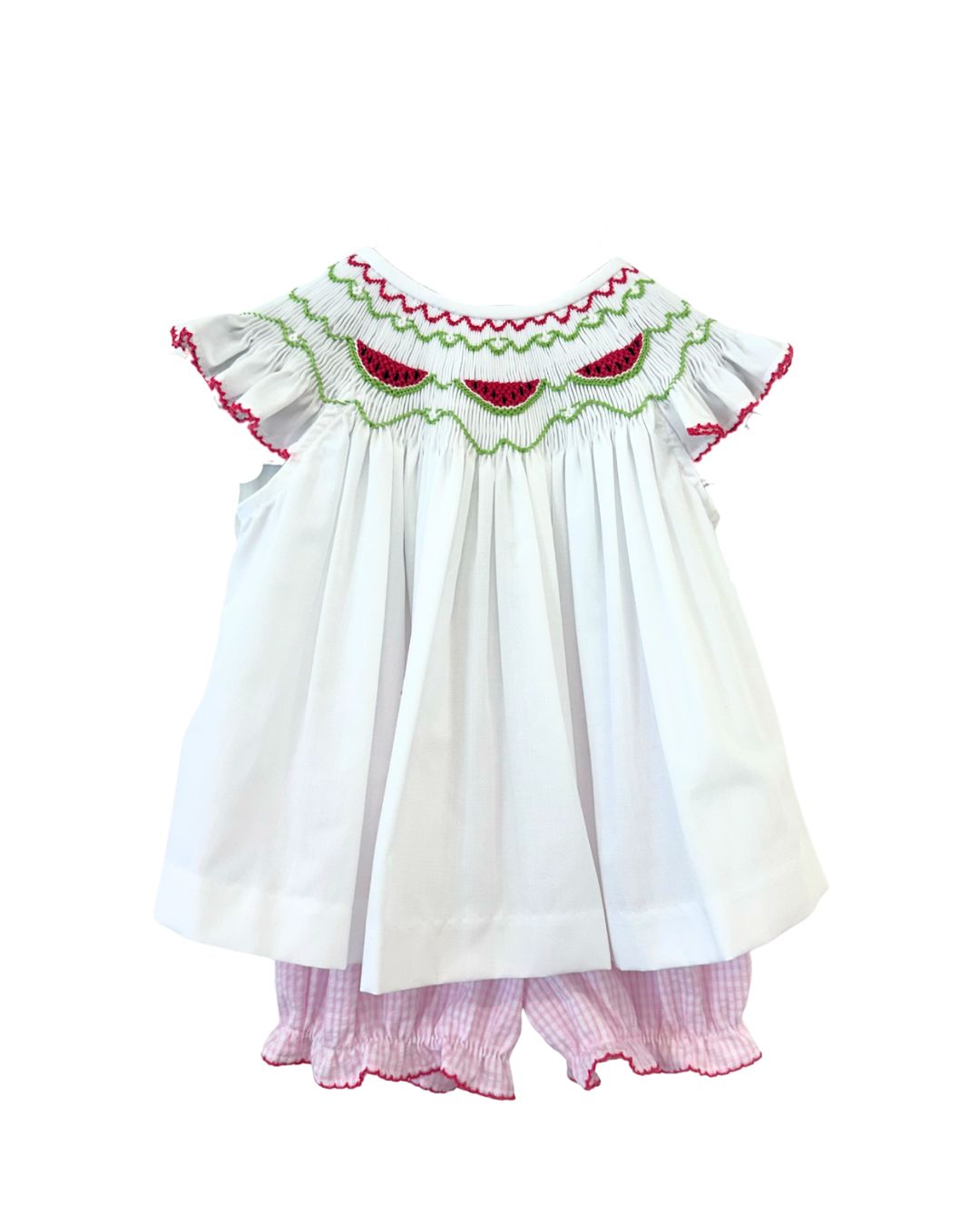 Watermelon Smocked Bishop Set