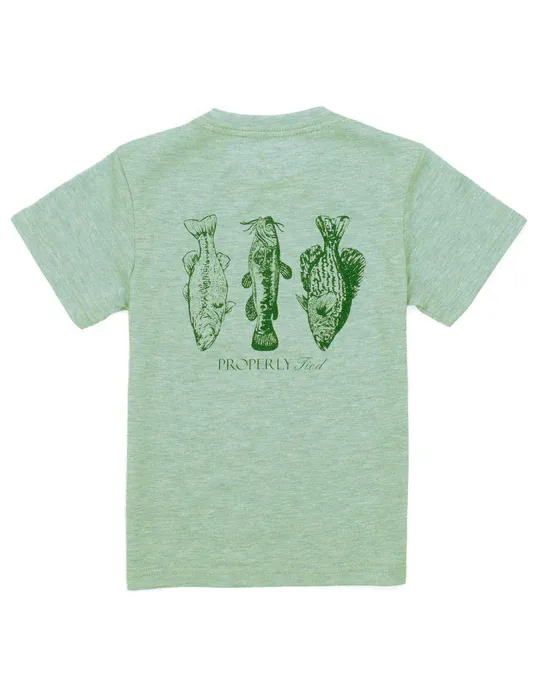 Boys Portland Pocket Tee in Fisherman Paradise Sage