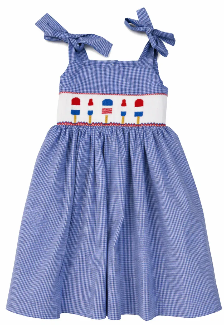 Popsicle Smocked Waist Dress