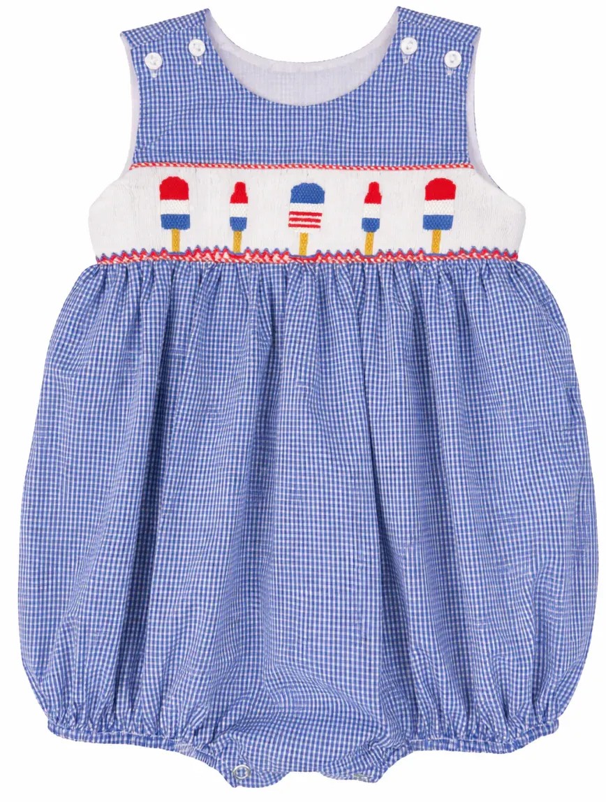 Popsicle Smocked Boy Bubble