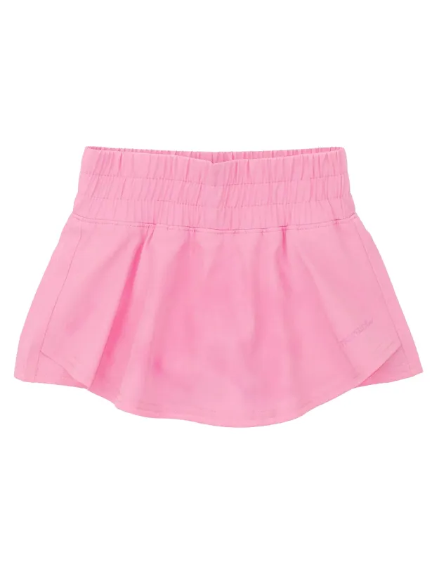 Girls Court Skort in Azalea