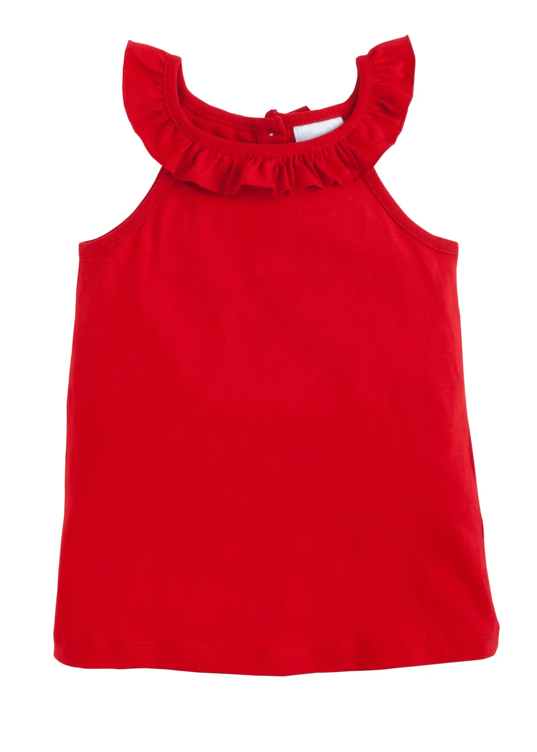 Ruffled Tank in Red