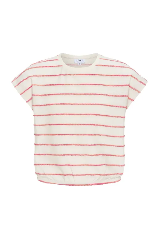Hartley Top in Coral Stripe