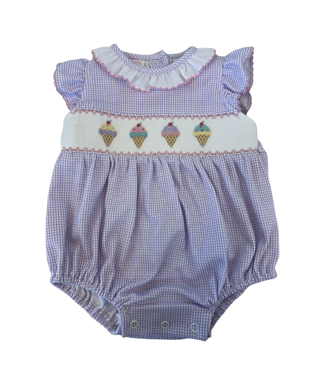 Ice Cream Lilac Knit Sleeveless Bubble