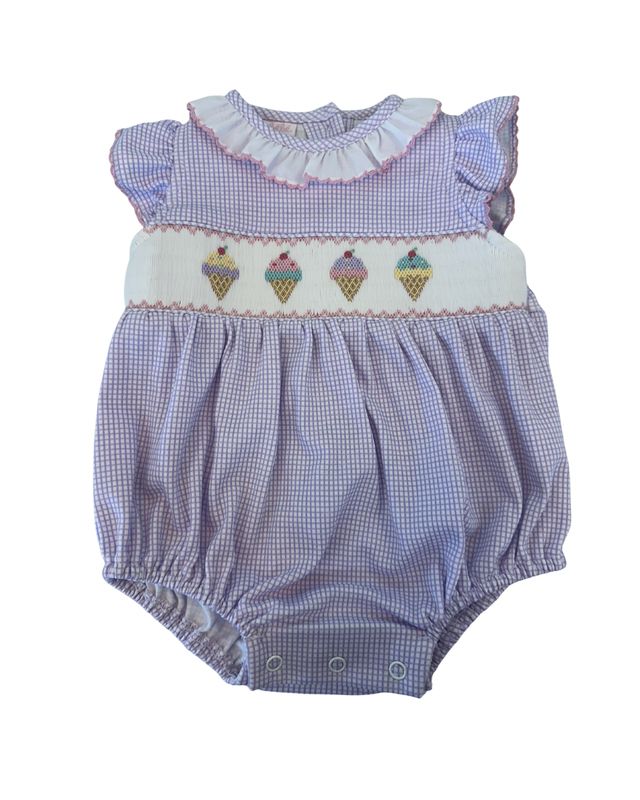 Ice Cream Lilac Knit Sleeveless Bubble