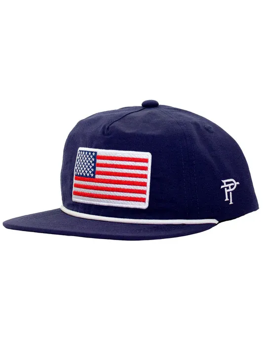 Boys Classic Rope Hat in American Flag
