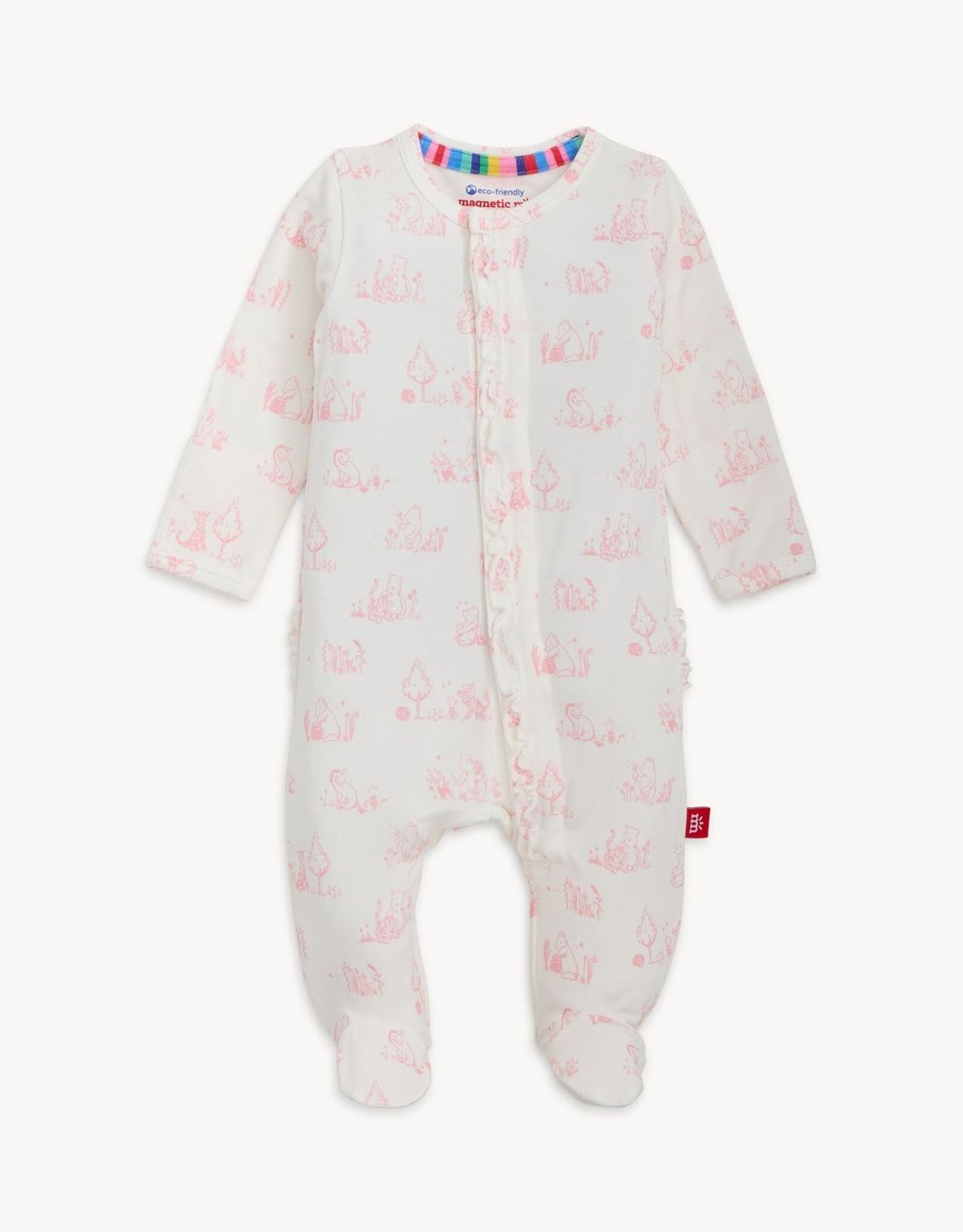 Sweeter Than Hunny Magnetic Footie w/ Ruffle