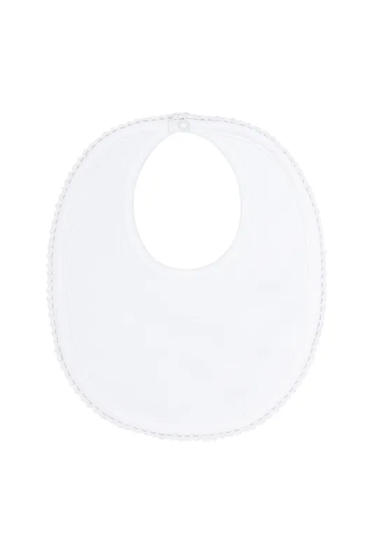 White Crochet Bib