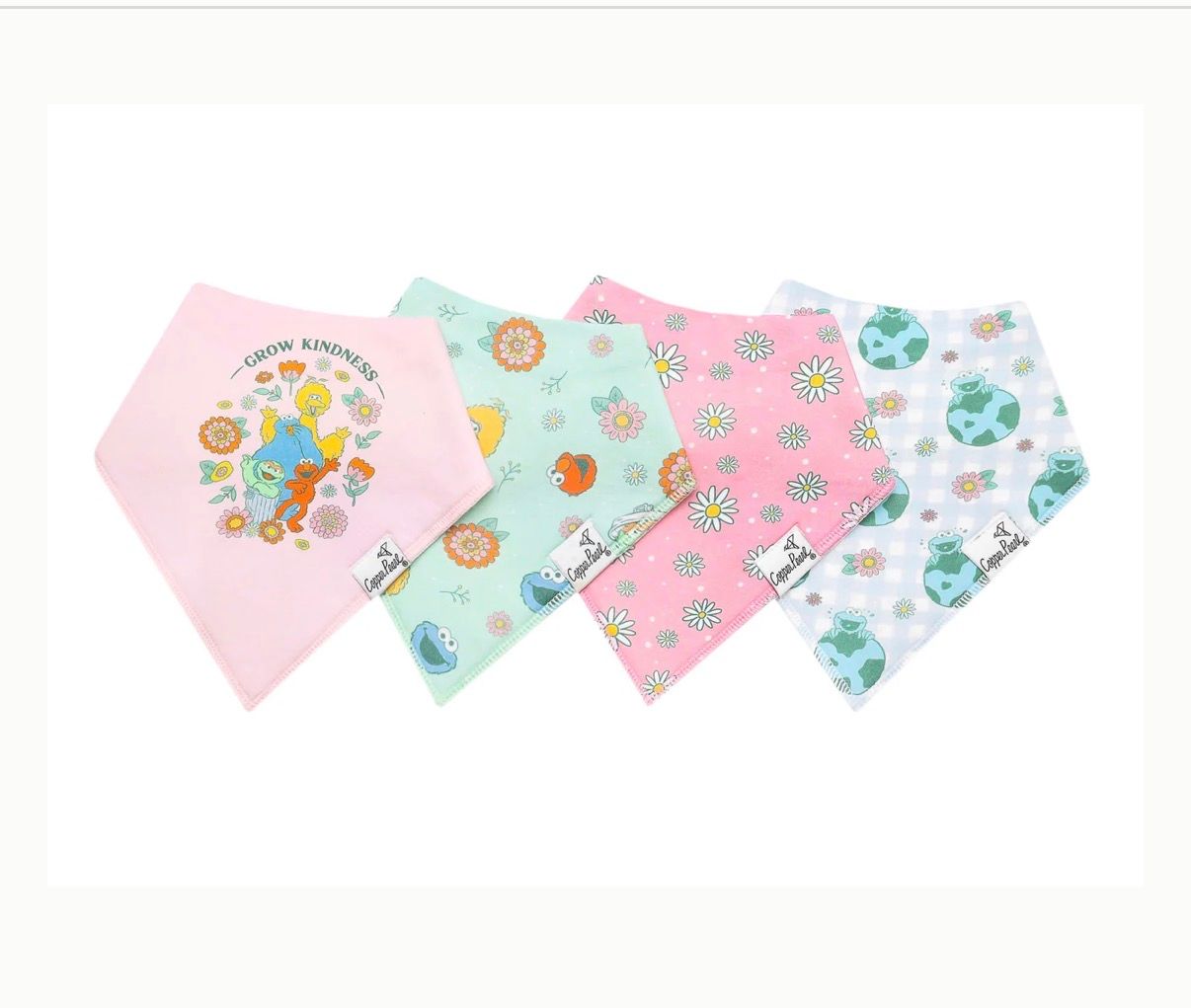 Retro Floral Bandana Bibs