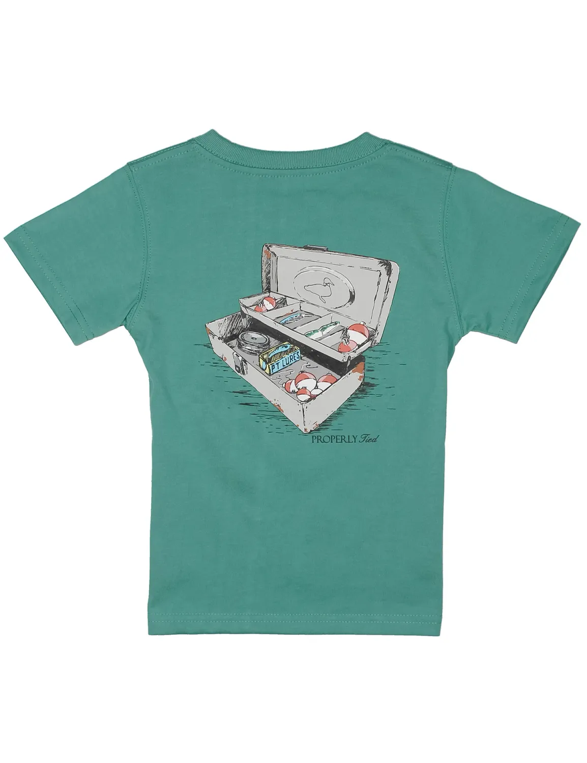 Boys Tackle Box Short Sleeve in Teal