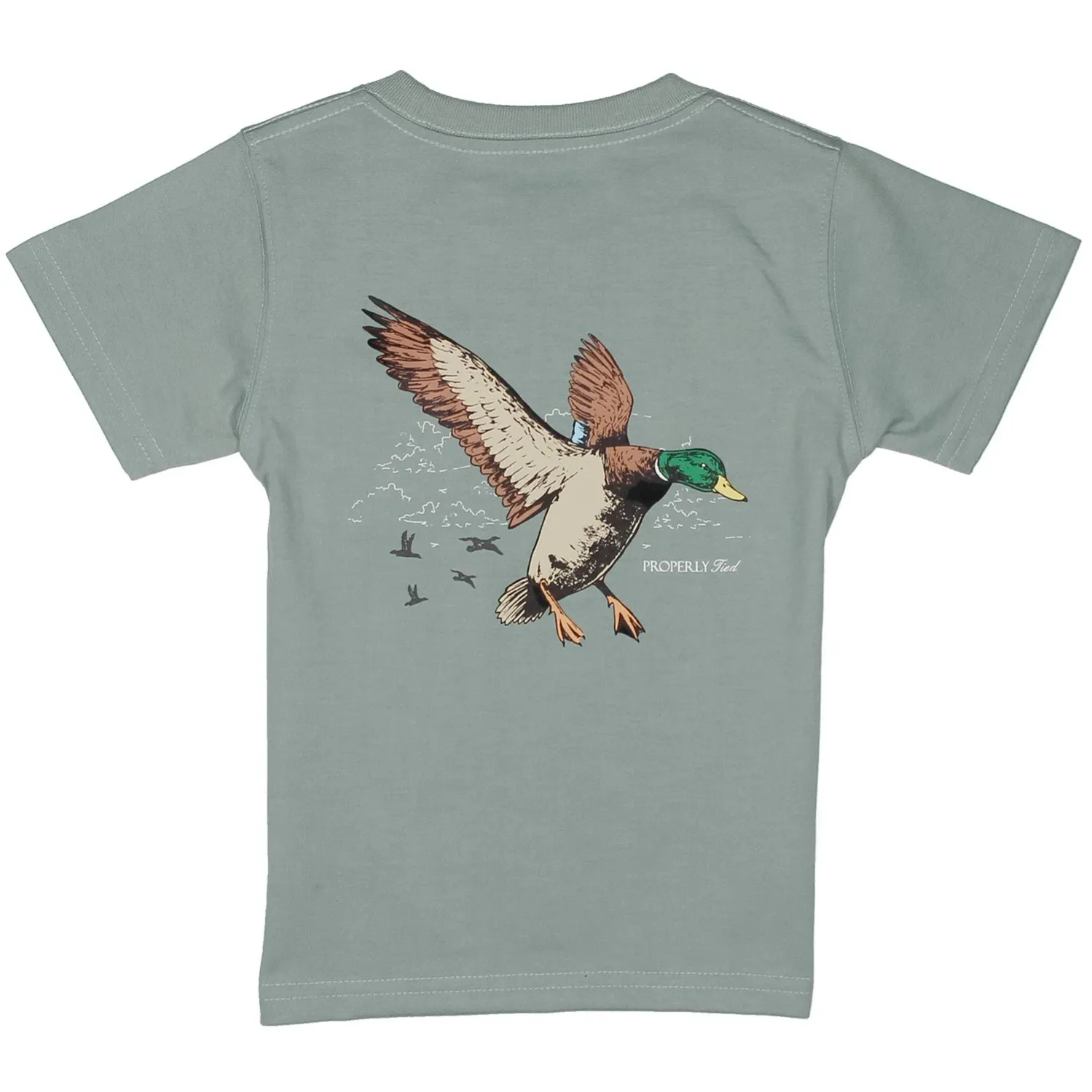 Boys Mallard Flight Short Sleeve in Fog