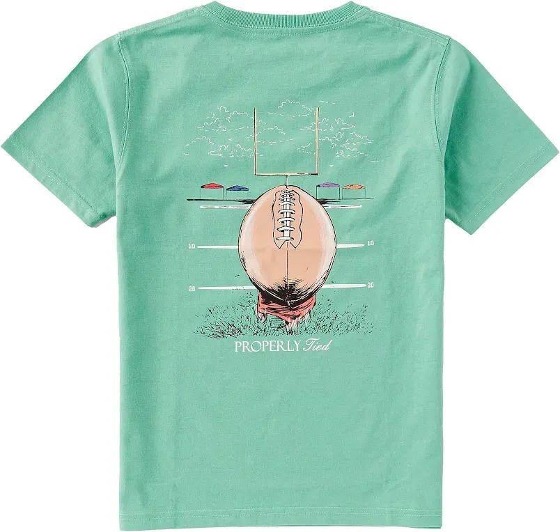 Boys Field Goal Short Sleeve in Ivy