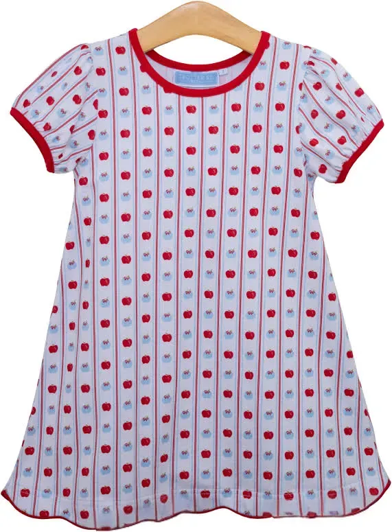 Apple Print Dress