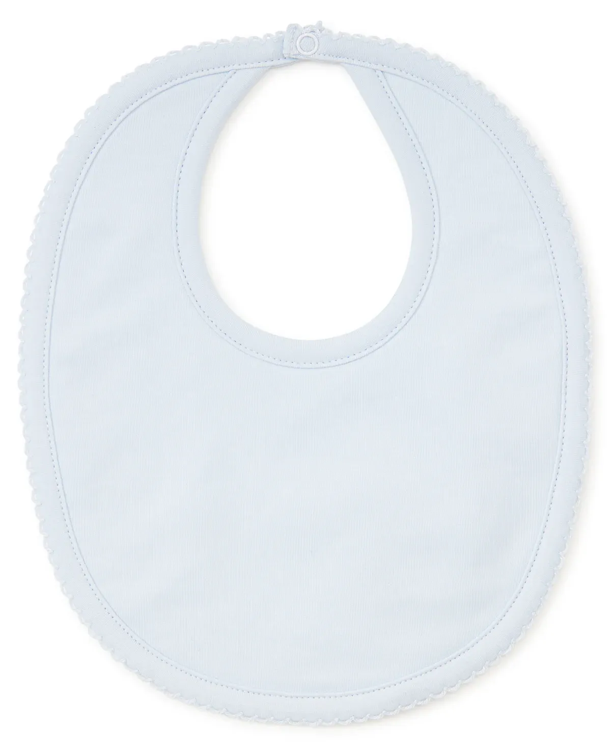 Light Blue Kissy Basic Bib