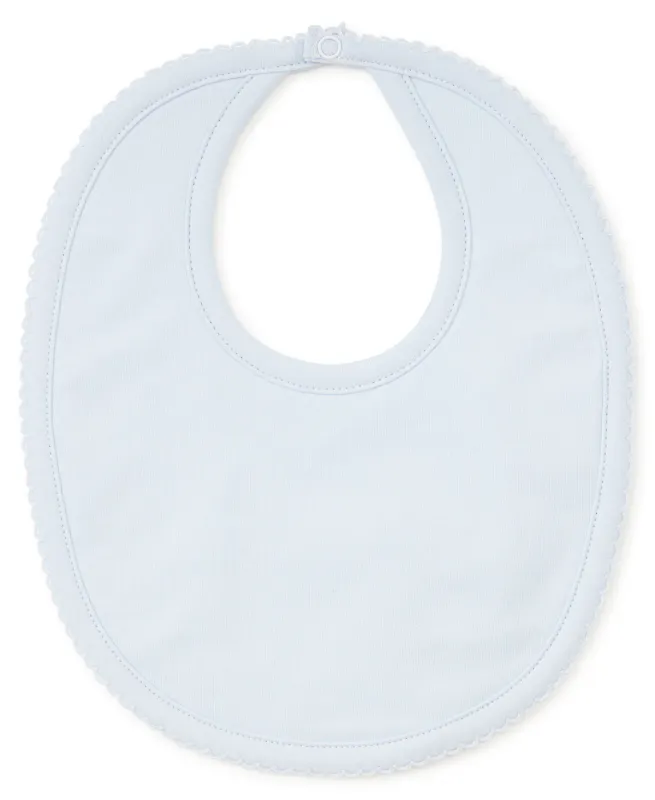 Light Blue Kissy Basic Bib