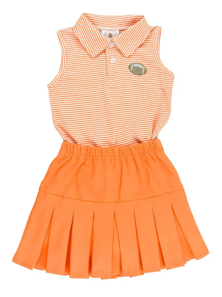 Fan Zone Skort Set in Orange