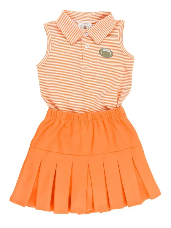 Fan Zone Skort Set in Orange