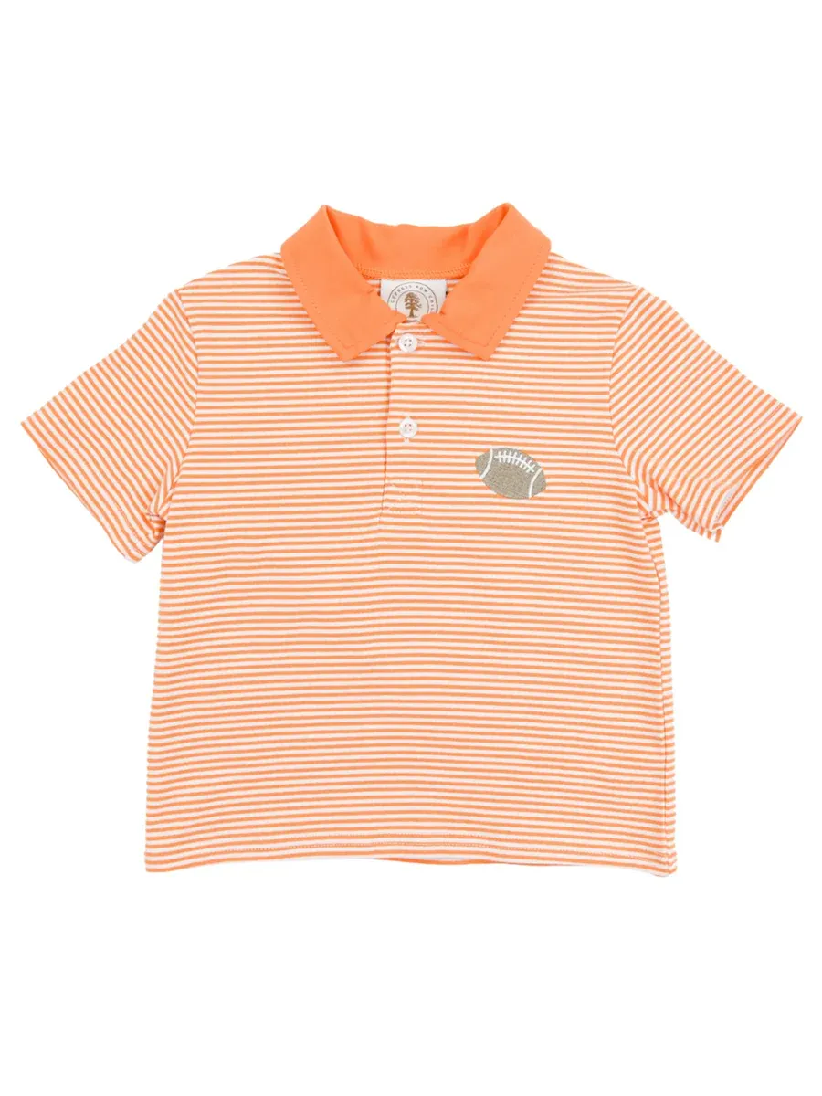 Orange Stripe Tailgate Polo