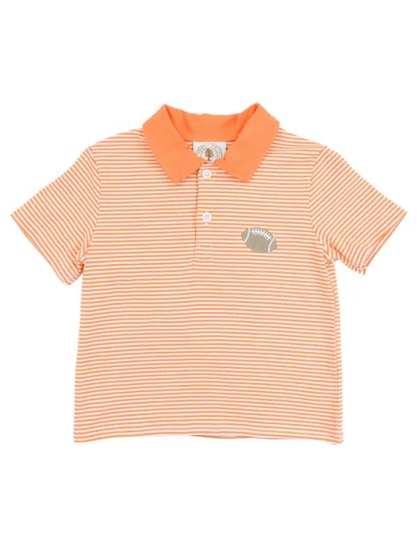 Orange Stripe Tailgate Polo