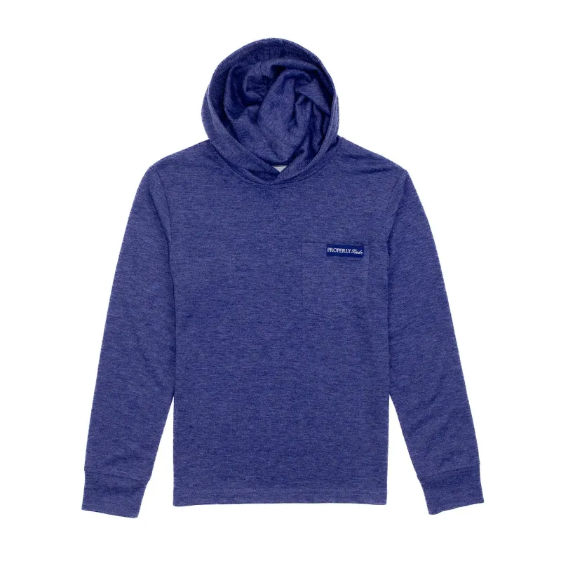 Boys Portland Hoodie in Denim