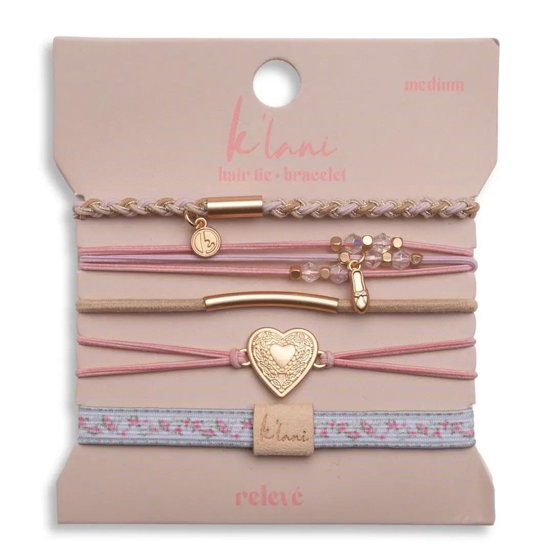 "Relevé" Pink Florals Bracelet