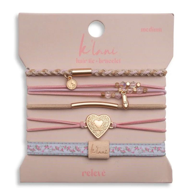 "Relevé" Pink Florals Bracelet
