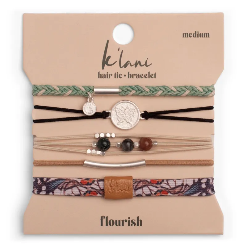 "Flourish" Natural Butterfly Bracelet