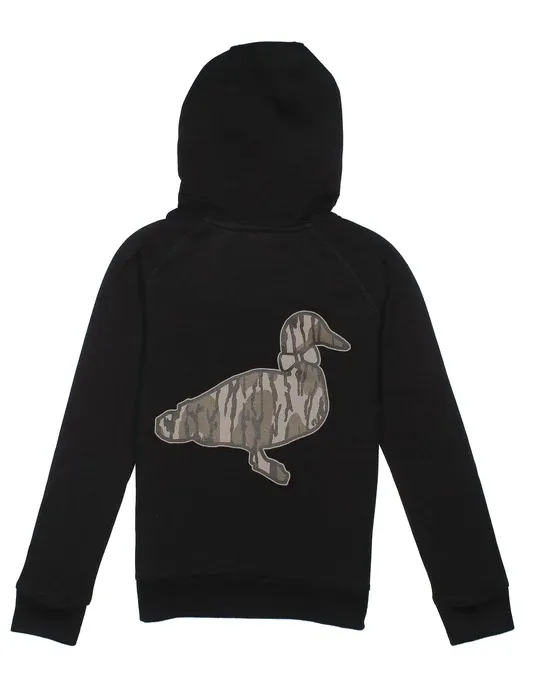 Boys Element Logo Hoodie in Mossy Oak Bottomland