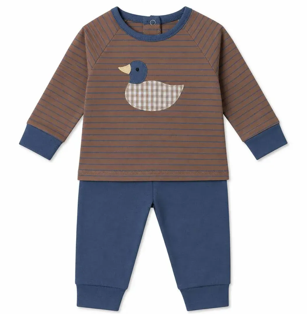 Duck Applique Jogger Set