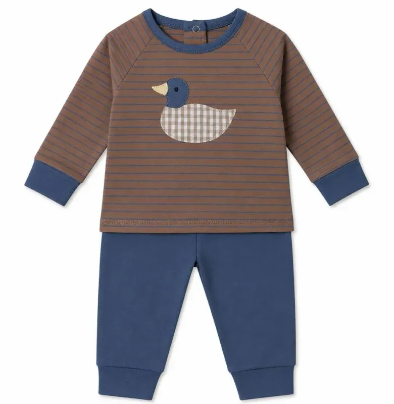 Duck Applique Jogger Set