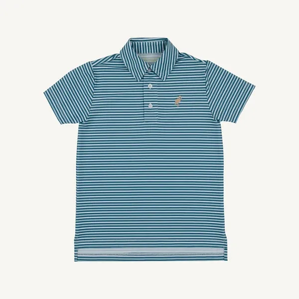 Sumner County Stripe Prepletic Prim & Proper Polo