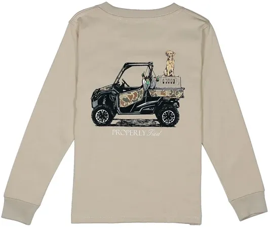 Boys Trail Tradition Long Sleeve in Linen