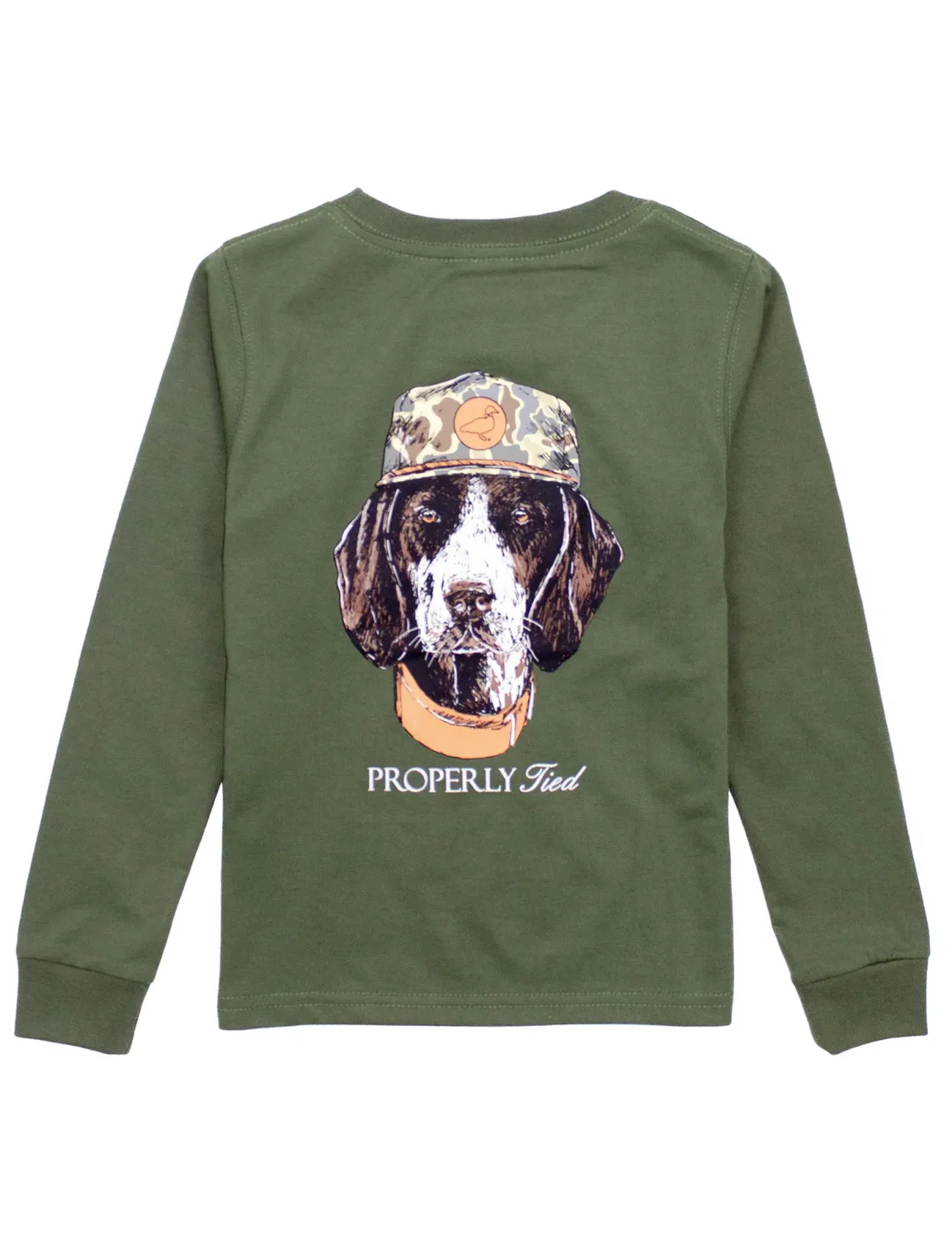 Boys Man's Best Friend Long Sleeve in Olive