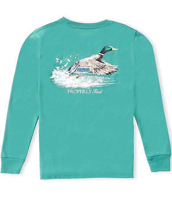 Boys Lift Off Long Sleeve in Teal