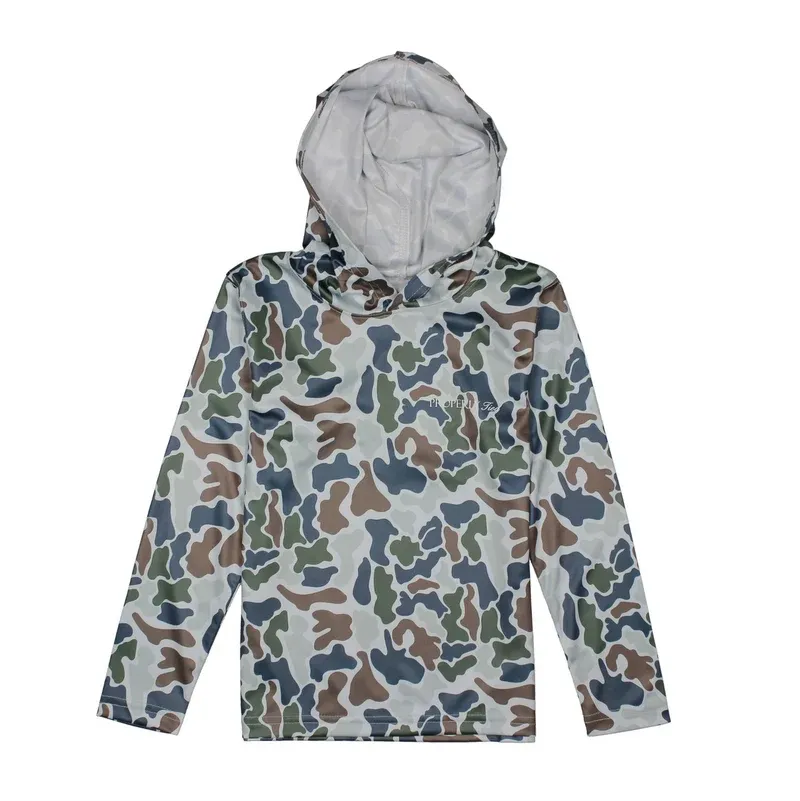 Boys Sportsman Performance Hoodie in Terra Camo