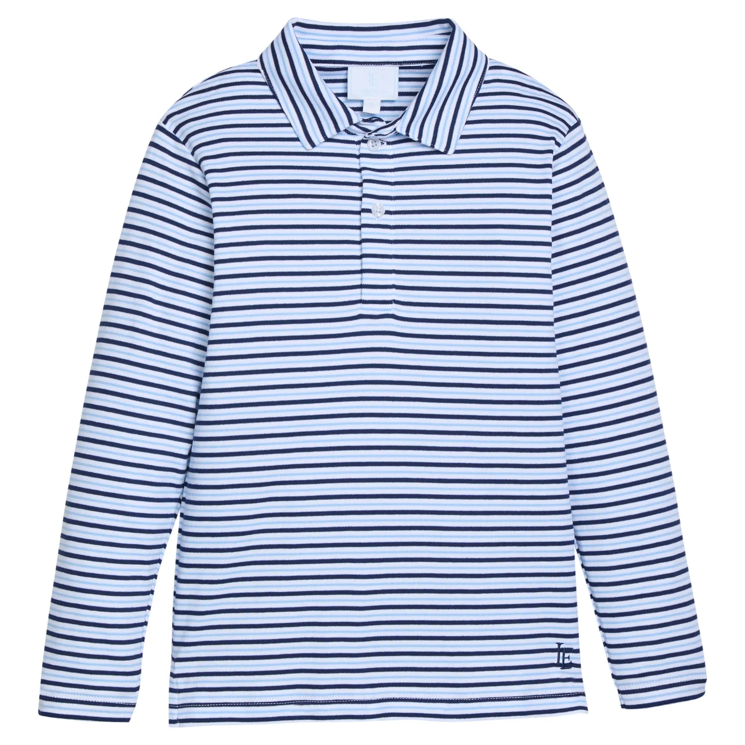 Long Sleeve Polo in Winslow Stripe
