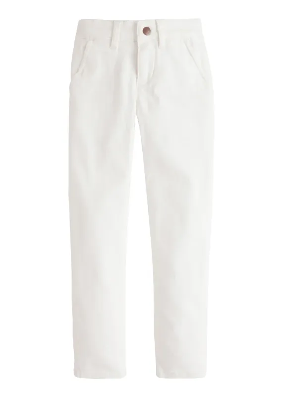 Twiggy Jean in Ivory Denim