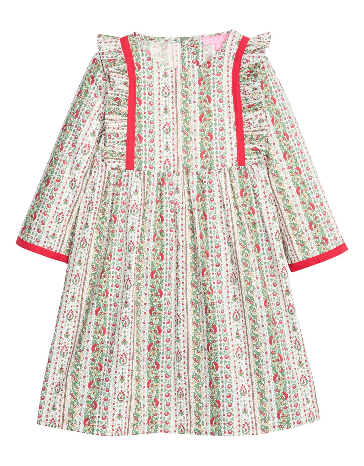Porto Dress in St Moritz Floral Stripe