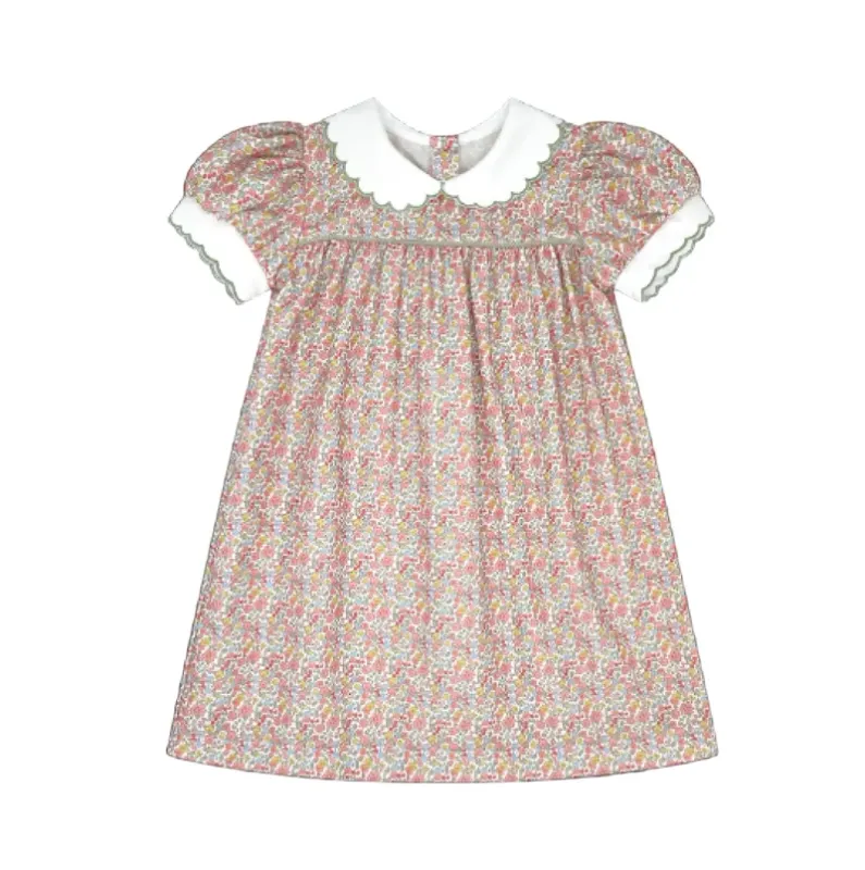 Memory Making Scallop Dress in Autumn Garden